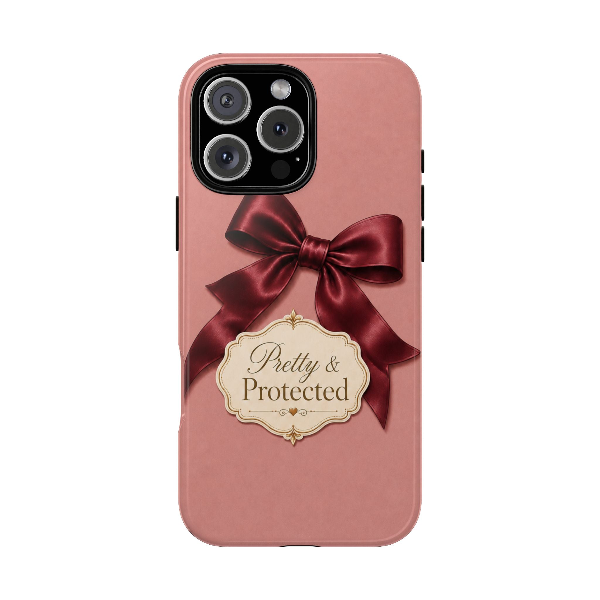 Pretty & Protected Bow Christian Phone Case