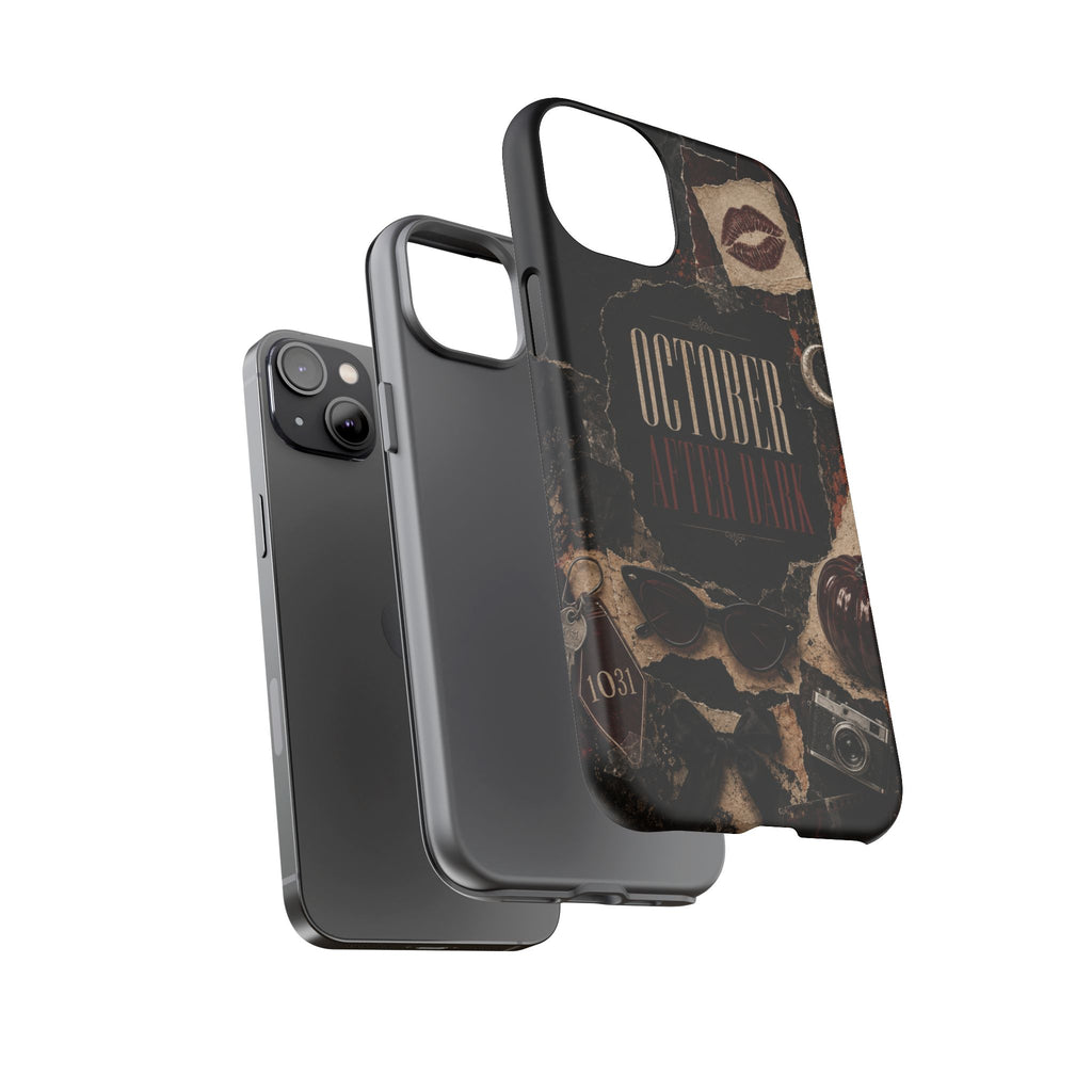 October After Dark Gothic Collage Phone Case