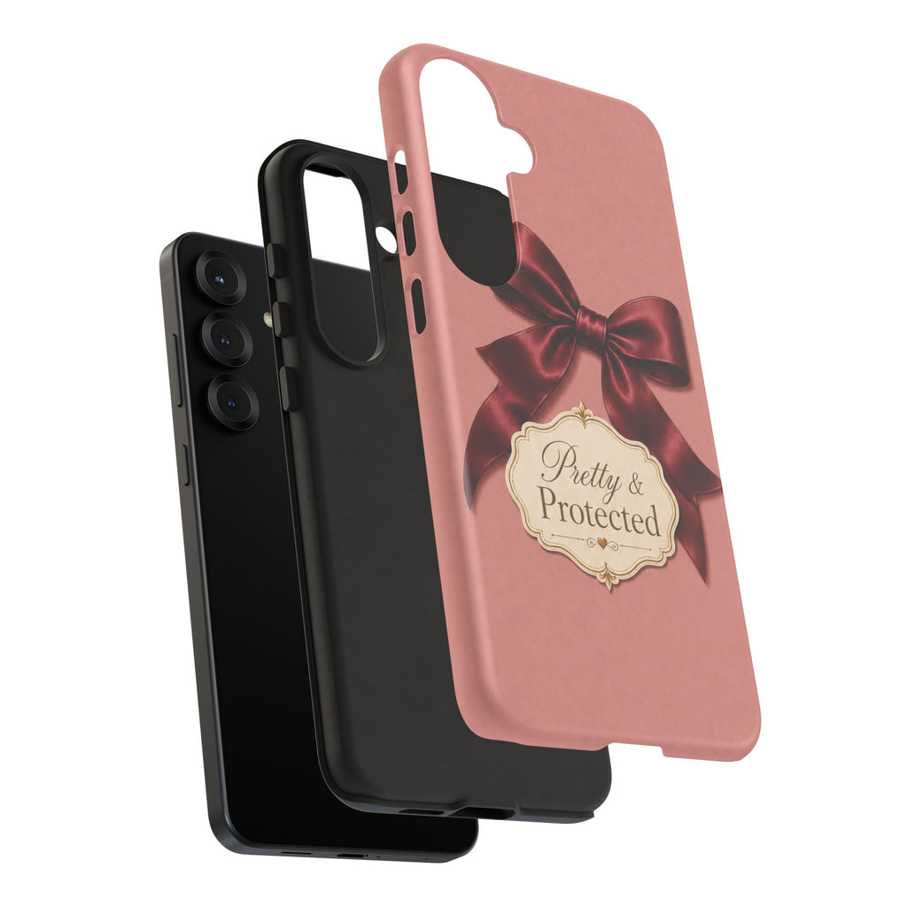 Pretty & Protected Bow Christian Phone Case