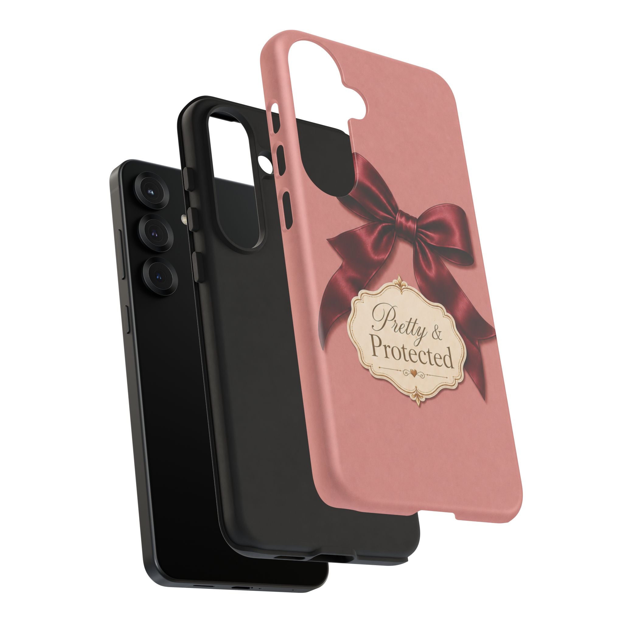 Pretty & Protected Bow Christian Phone Case