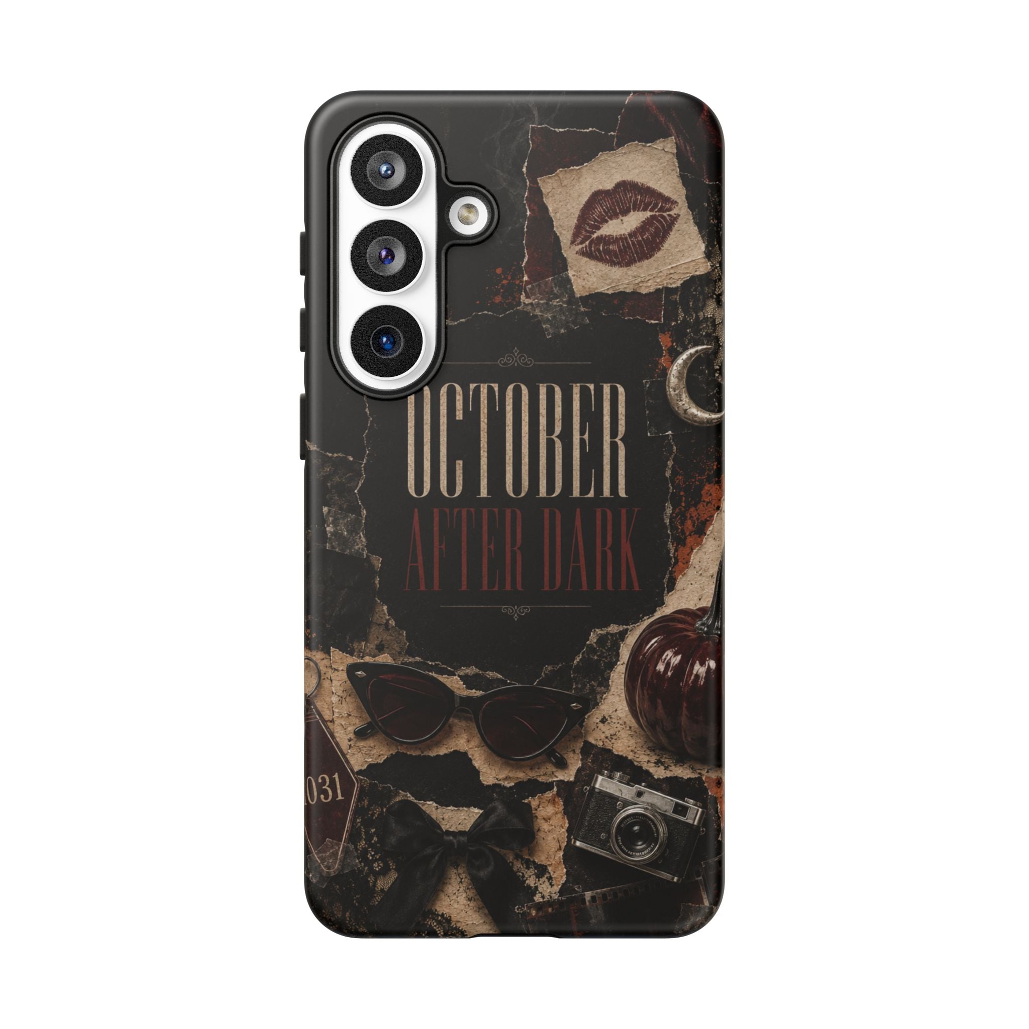 October After Dark Gothic Collage Phone Case