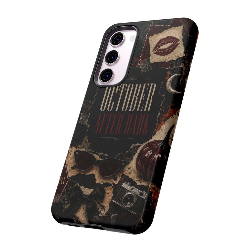 October After Dark Gothic Collage Phone Case