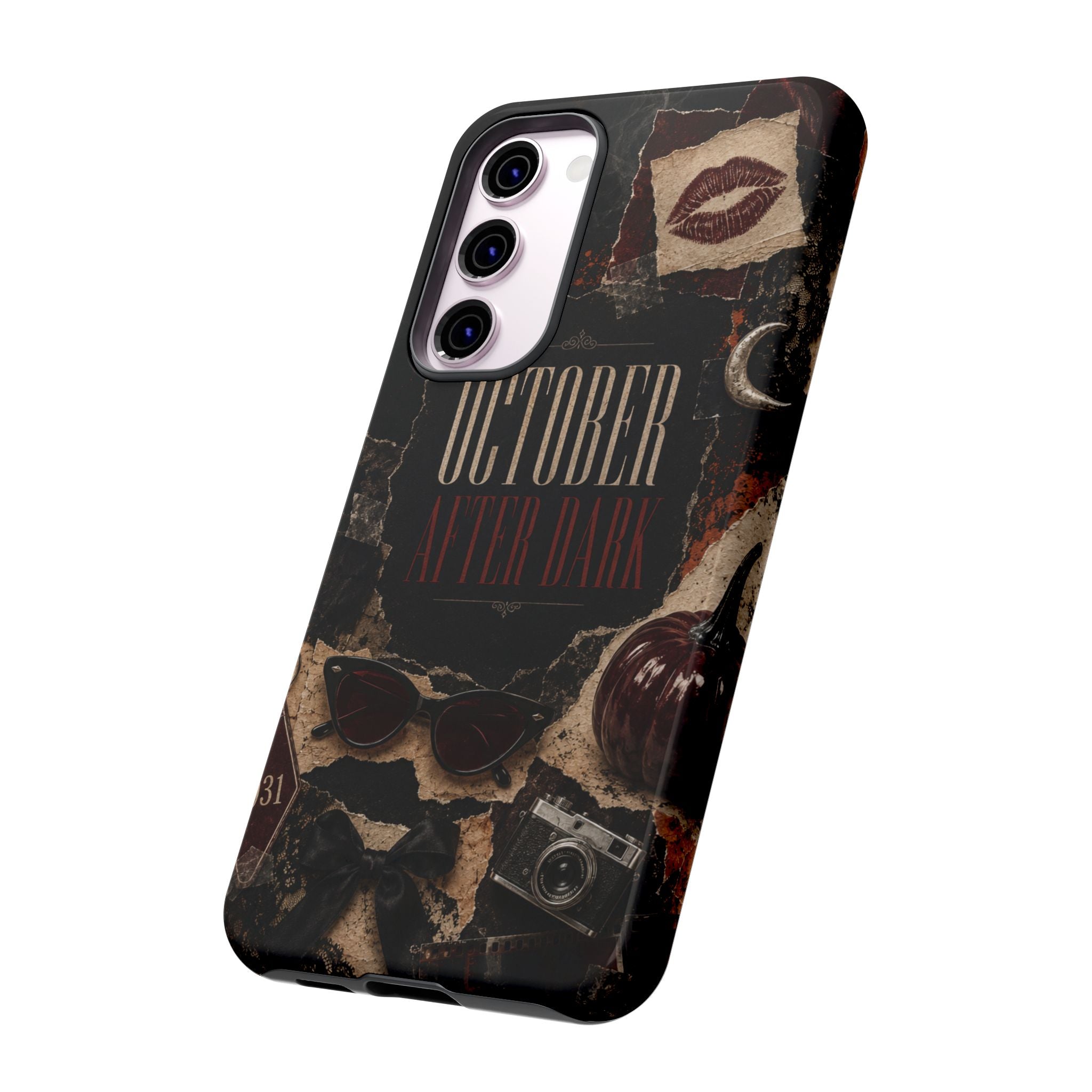 October After Dark Gothic Collage Phone Case