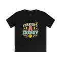 Kids "Straight A Energy" T-Shirt — Retro Smile Back-to-School Tee
