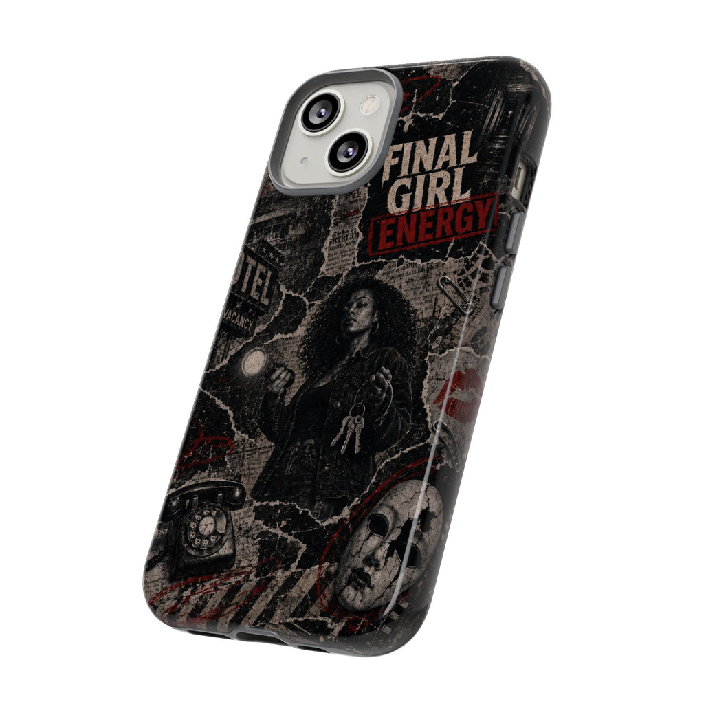 Final Girl Energy Horror Collage Phone Case