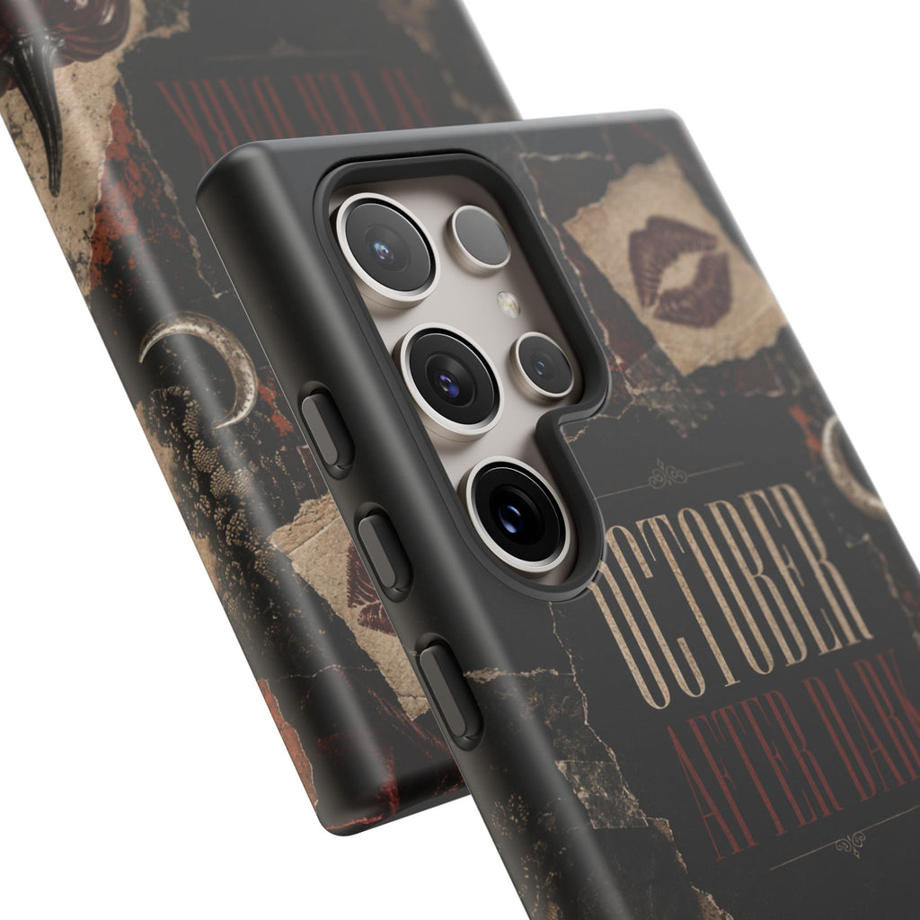 October After Dark Gothic Collage Phone Case