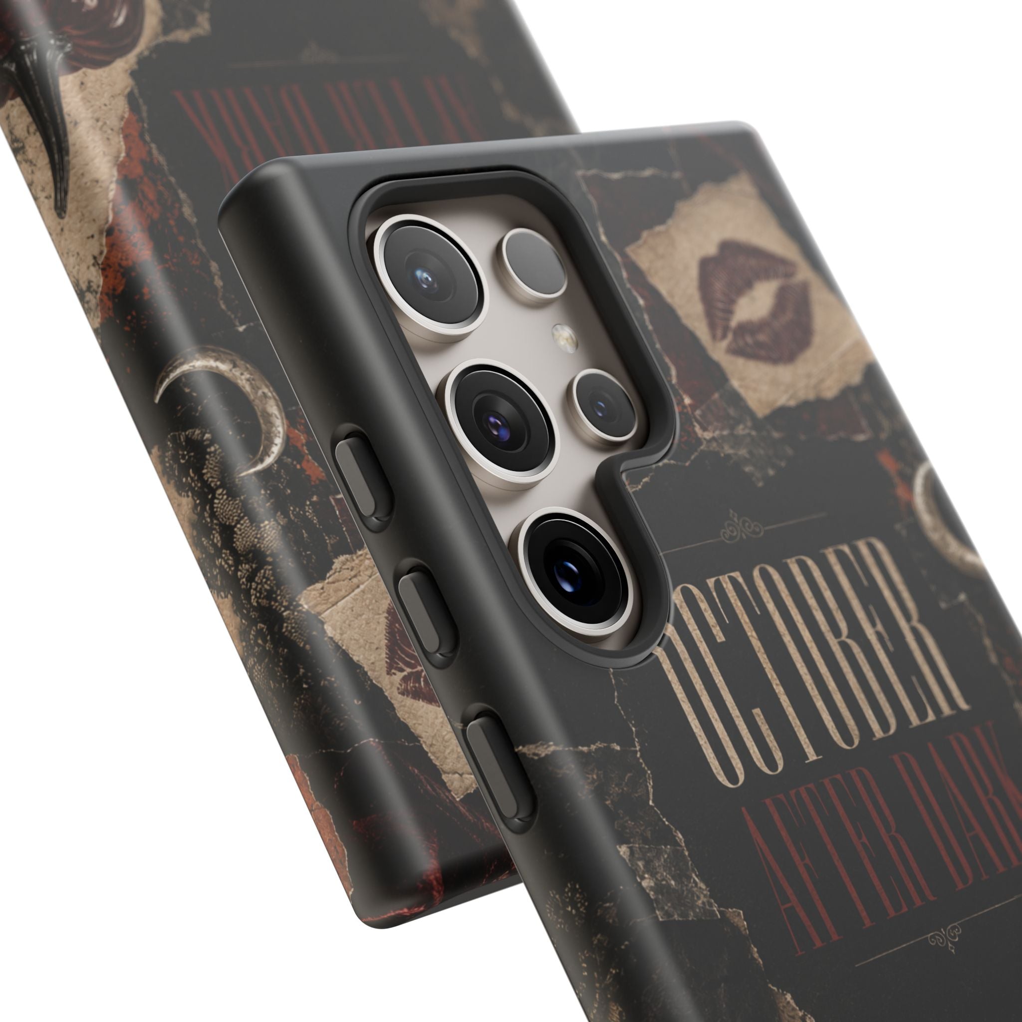 October After Dark Gothic Collage Phone Case