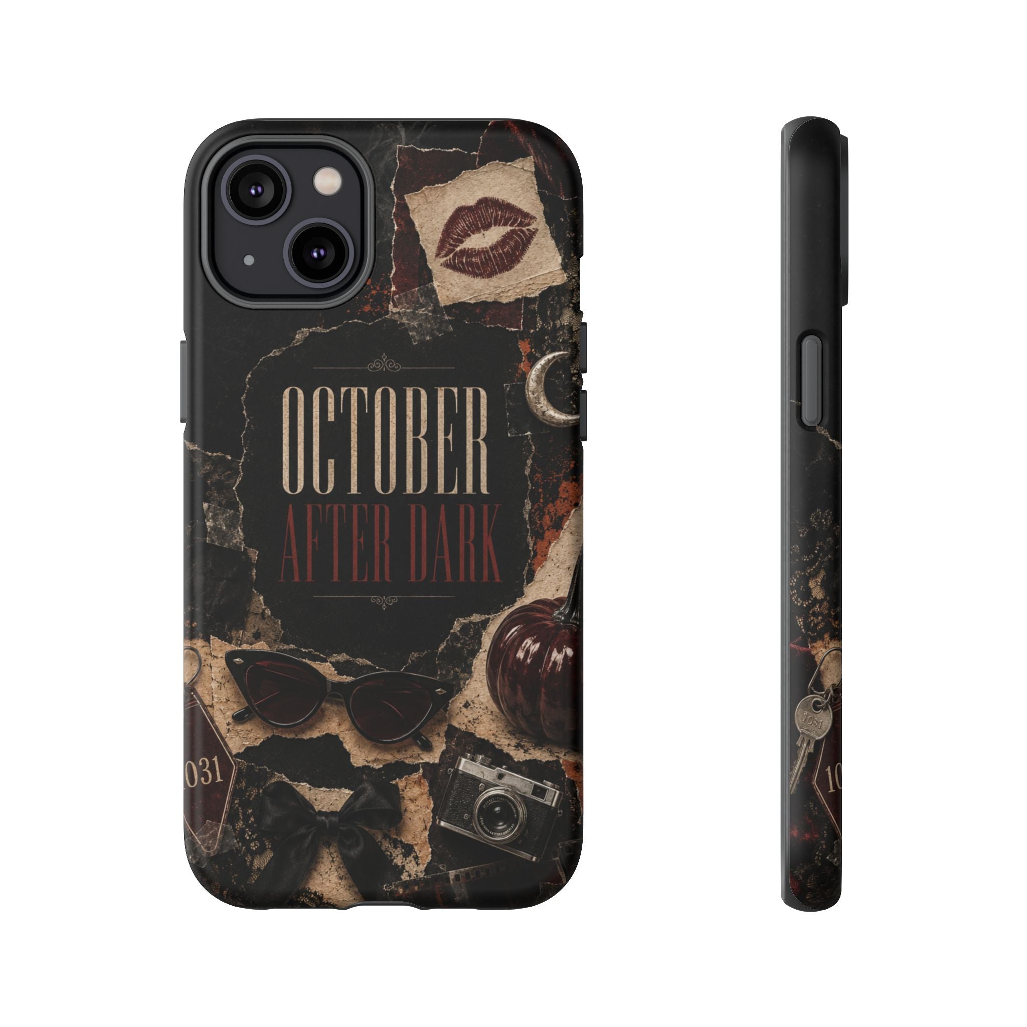 October After Dark Gothic Collage Phone Case