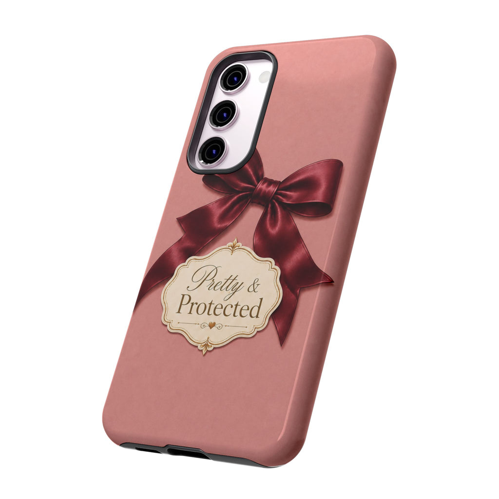 Pretty & Protected Bow Christian Phone Case