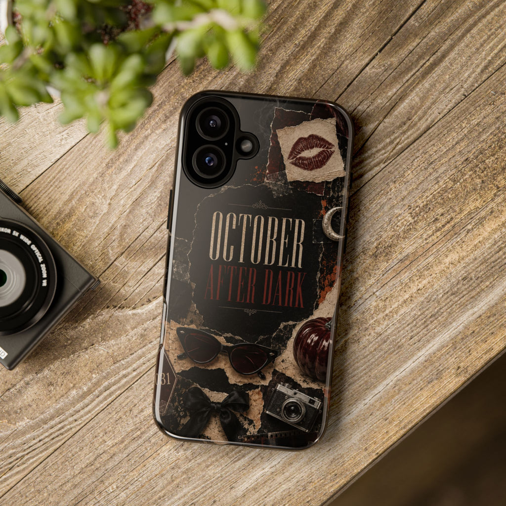 October After Dark Gothic Collage Phone Case