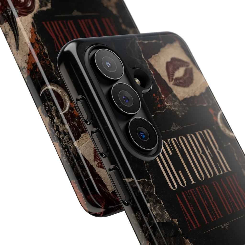 October After Dark Gothic Collage Phone Case