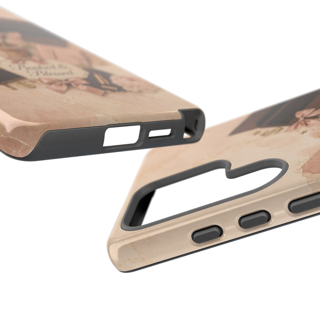 Booked & Blessed Christian Book Lover Phone Case