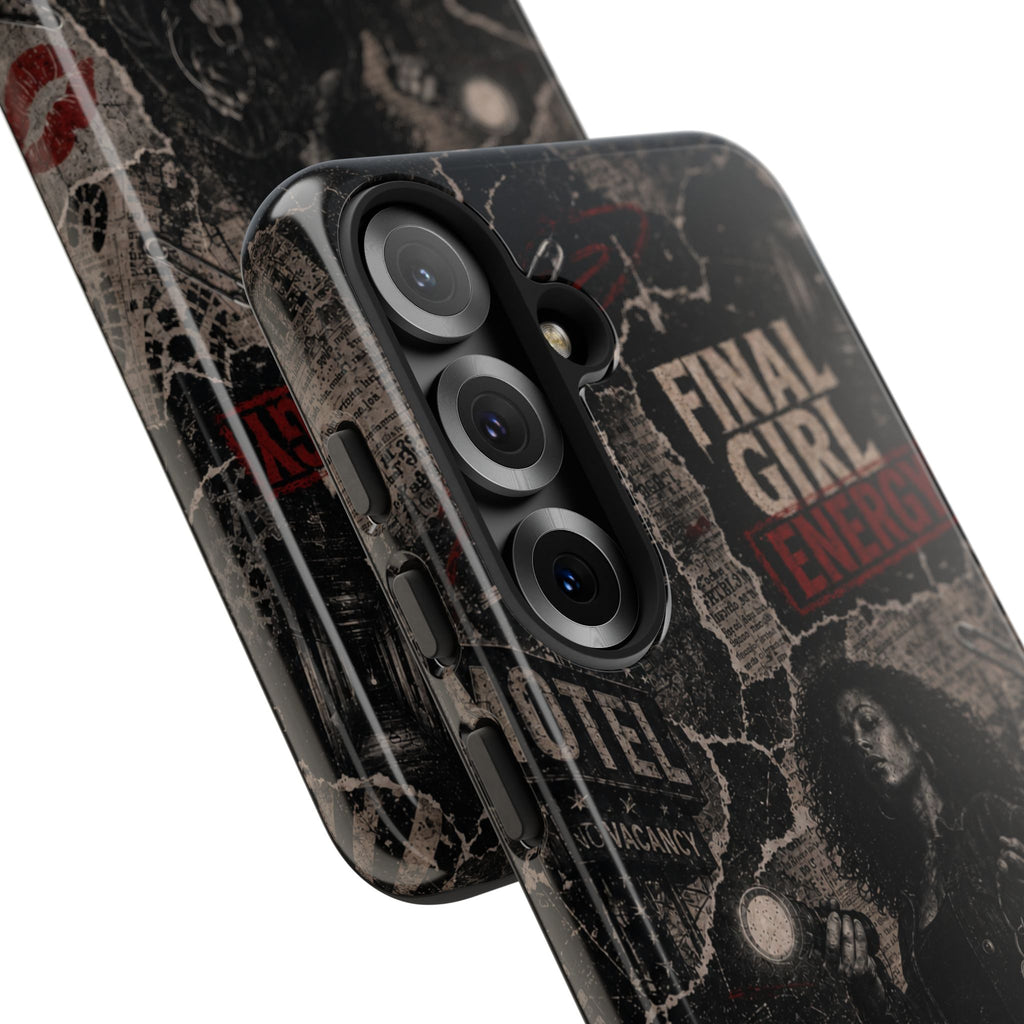 Final Girl Energy Horror Collage Phone Case