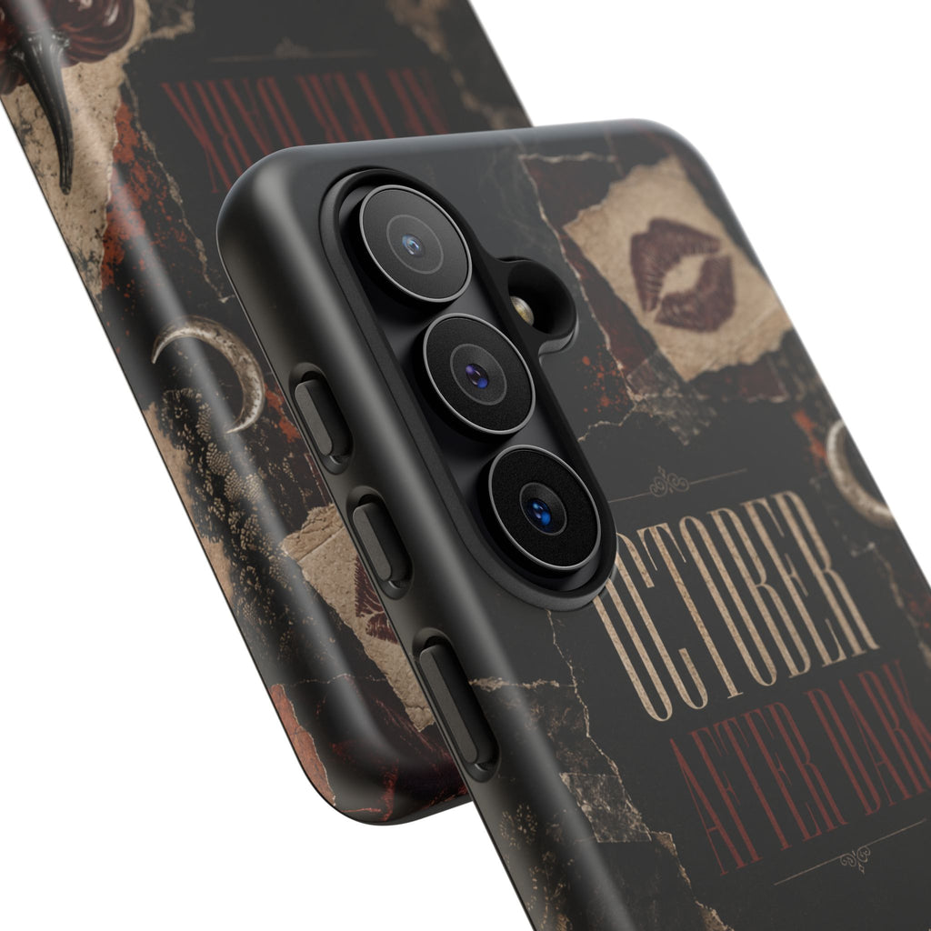 October After Dark Gothic Collage Phone Case