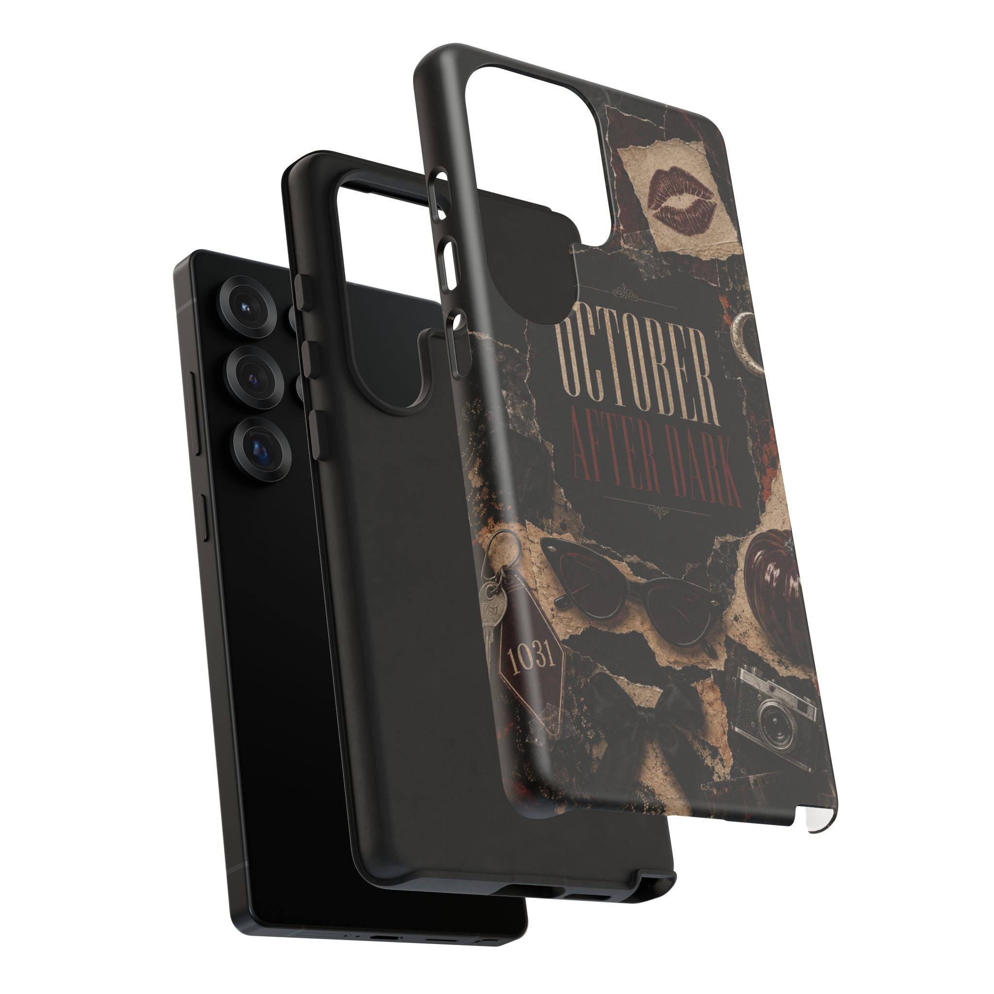 October After Dark Gothic Collage Phone Case