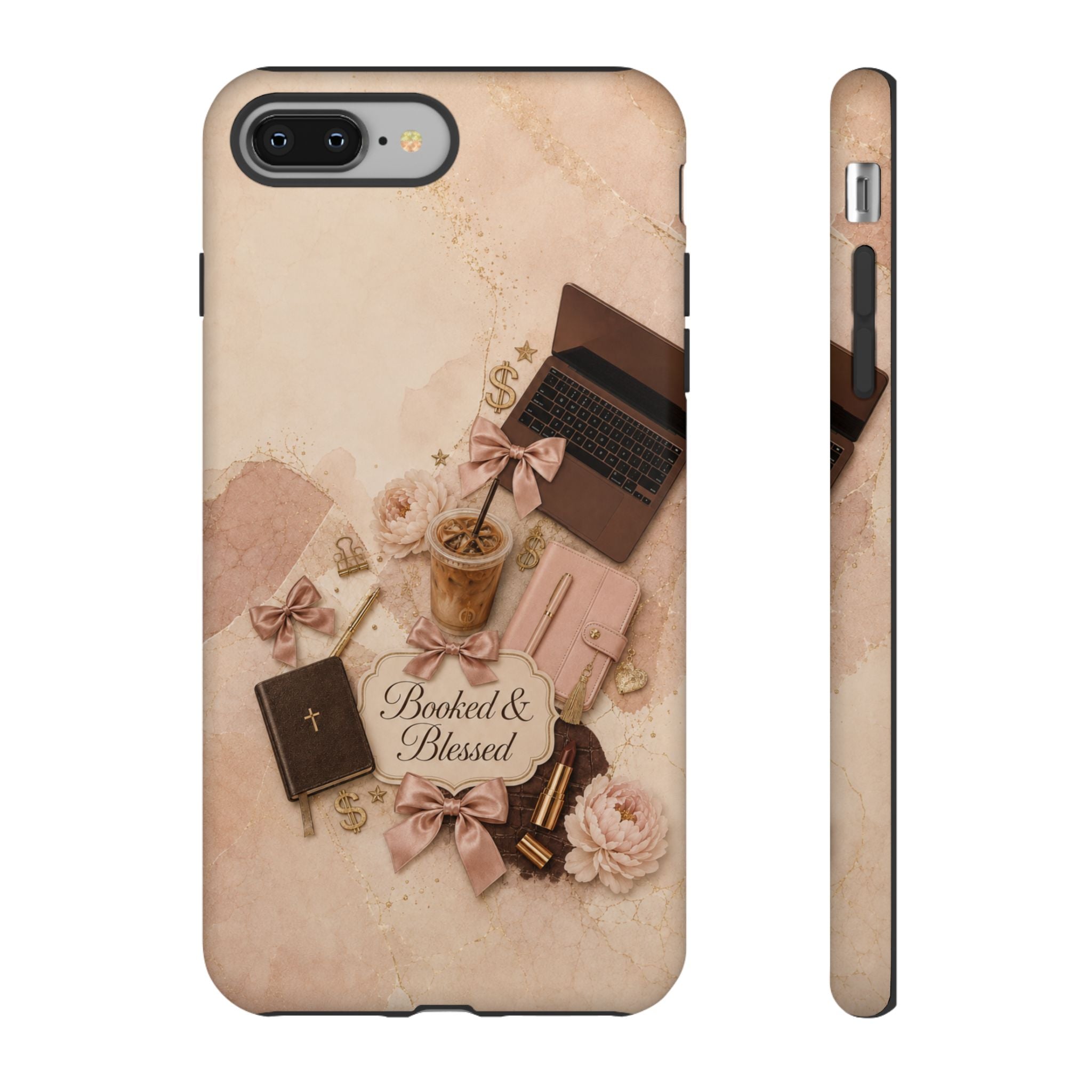 Booked & Blessed Christian Book Lover Phone Case