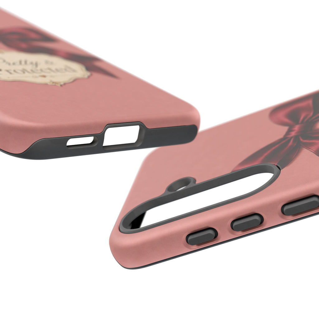 Pretty & Protected Bow Christian Phone Case