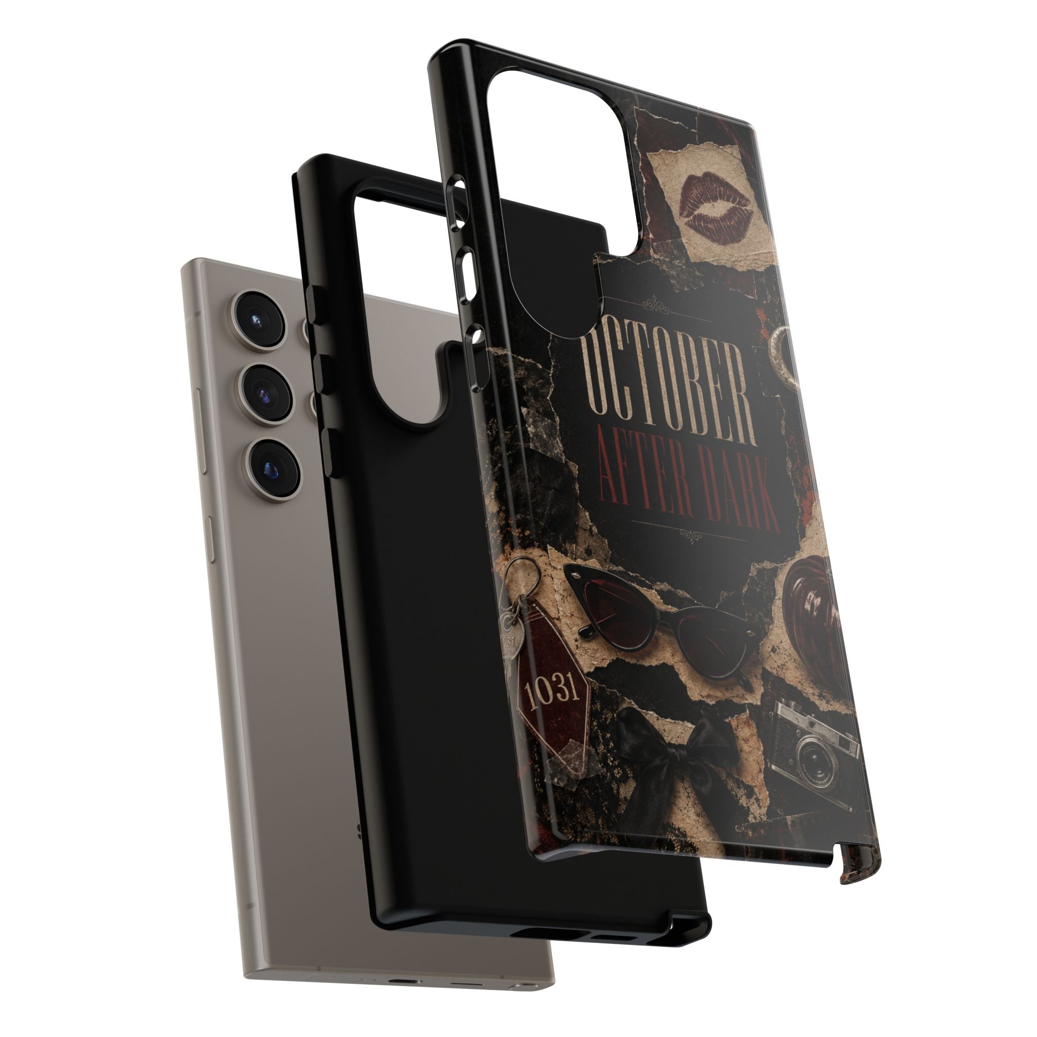 October After Dark Gothic Collage Phone Case