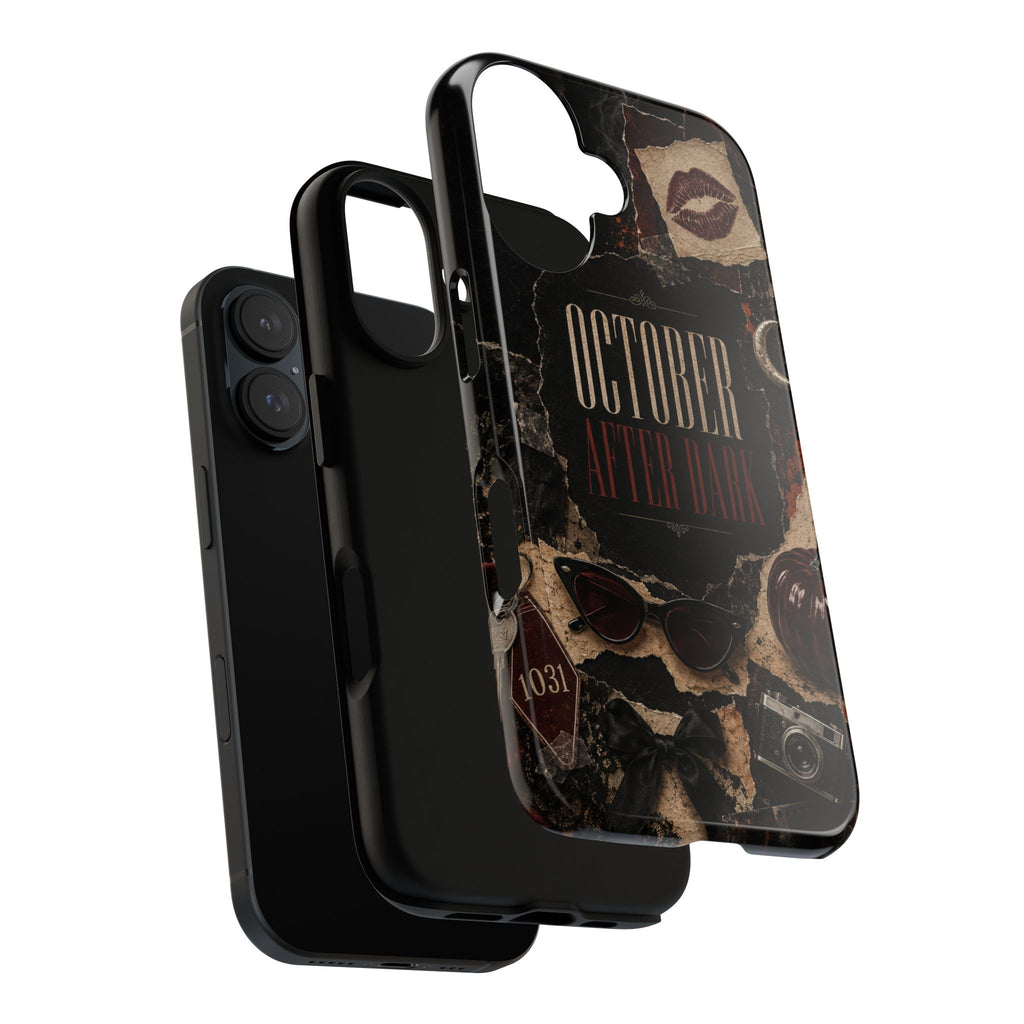 October After Dark Gothic Collage Phone Case