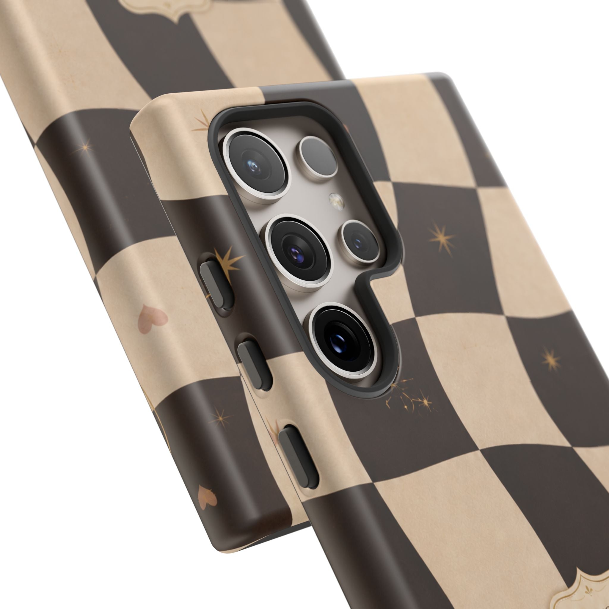 Favor Looks Good on Me Vintage Checkerboard Phone Case