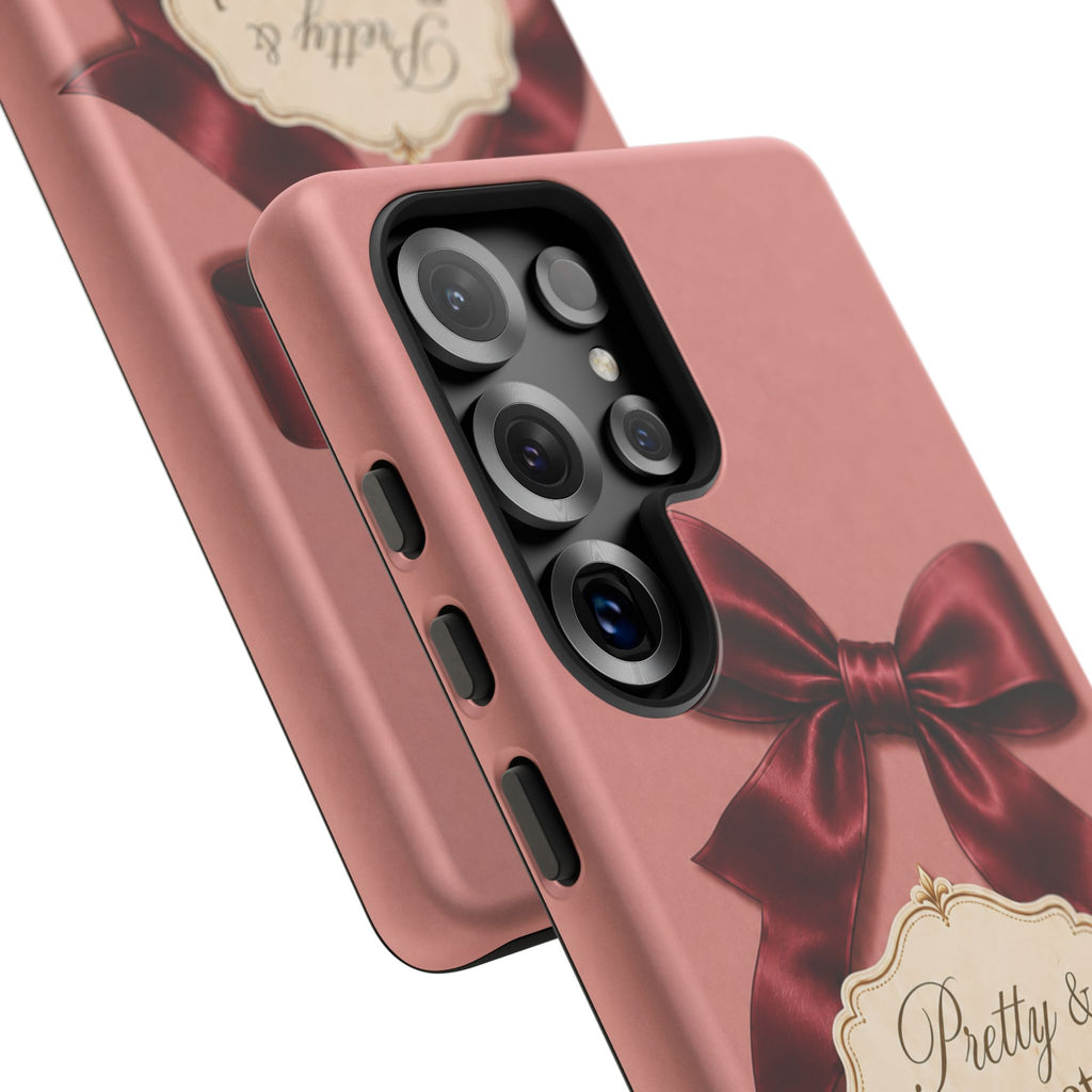 Pretty & Protected Bow Christian Phone Case