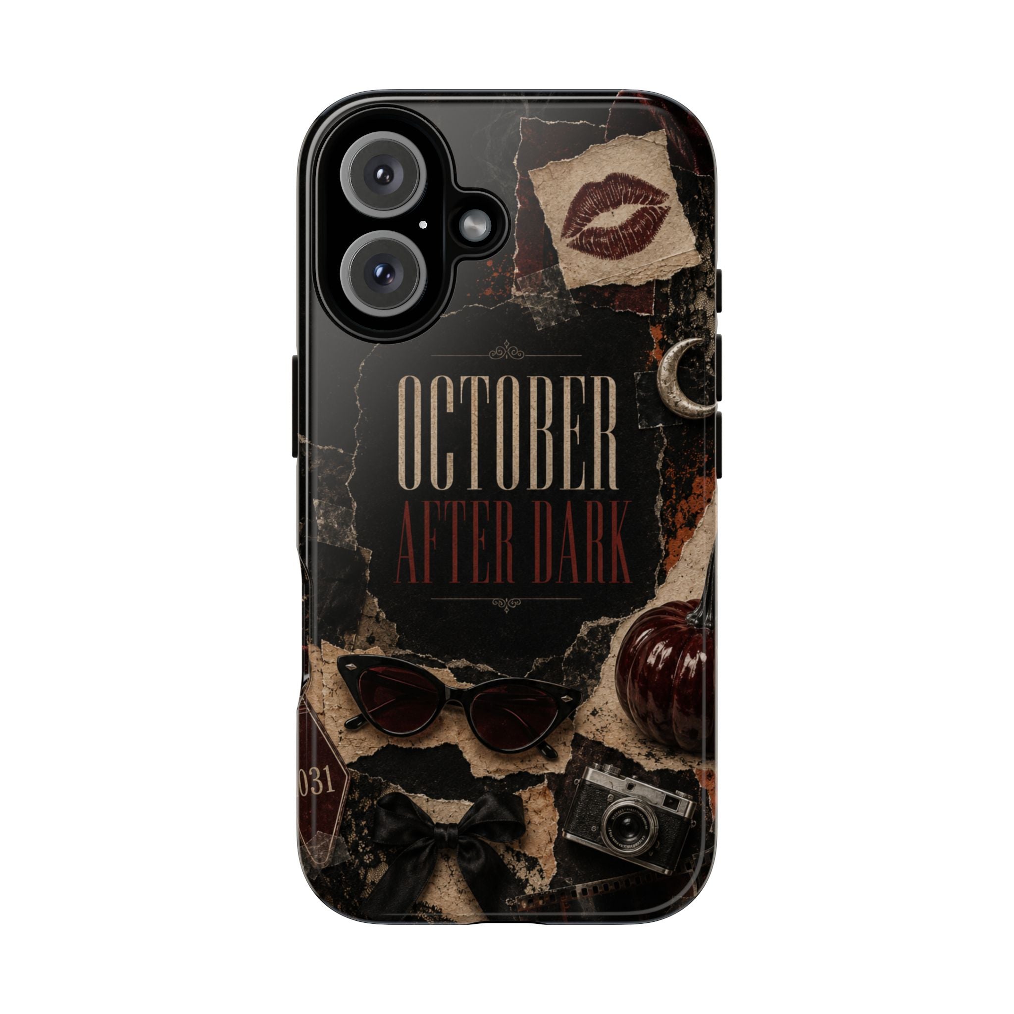 October After Dark Gothic Collage Phone Case
