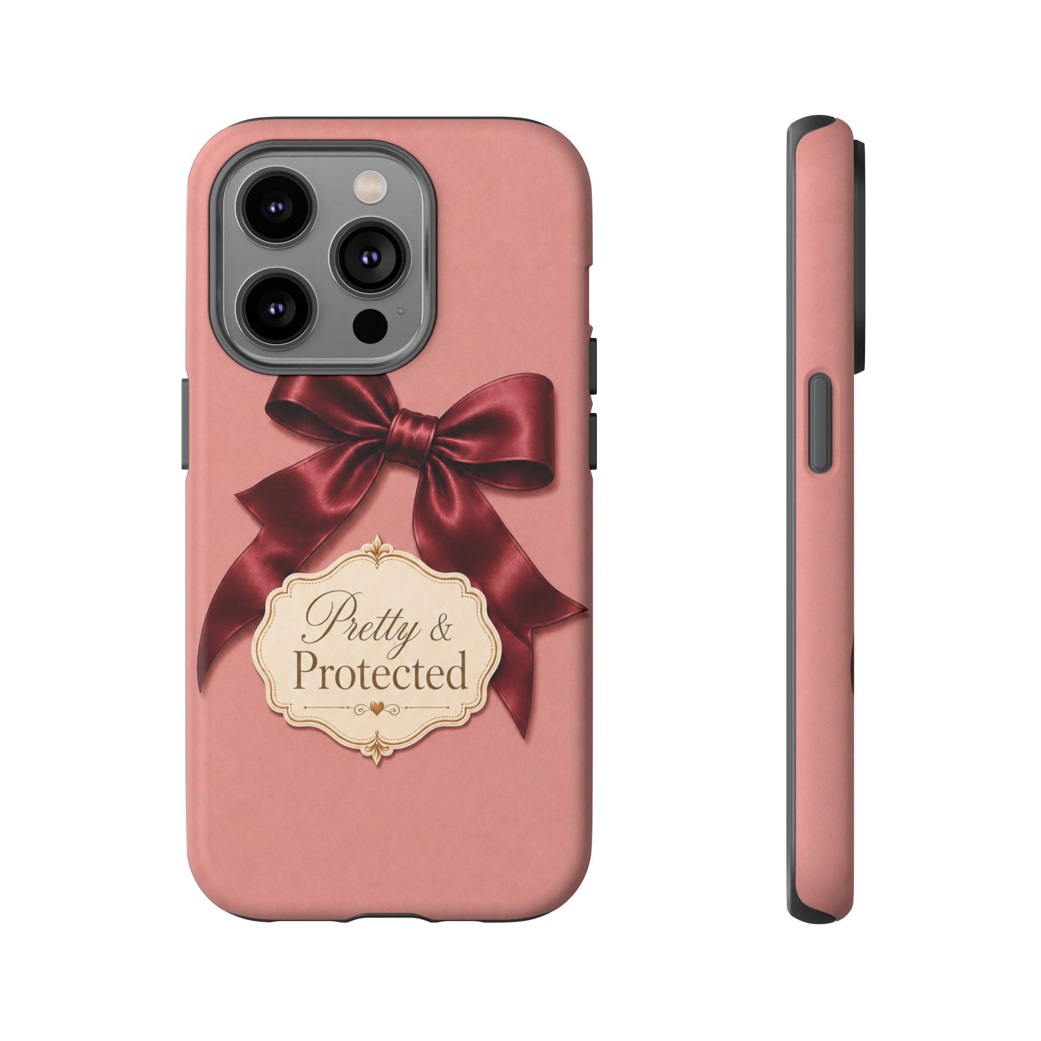 Pretty & Protected Bow Christian Phone Case