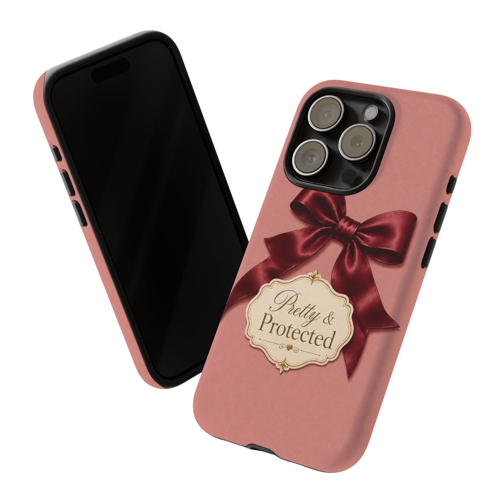 Pretty & Protected Bow Christian Phone Case