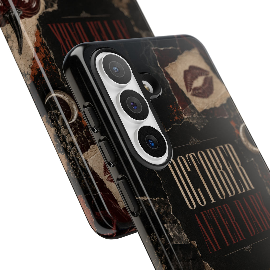 October After Dark Gothic Collage Phone Case