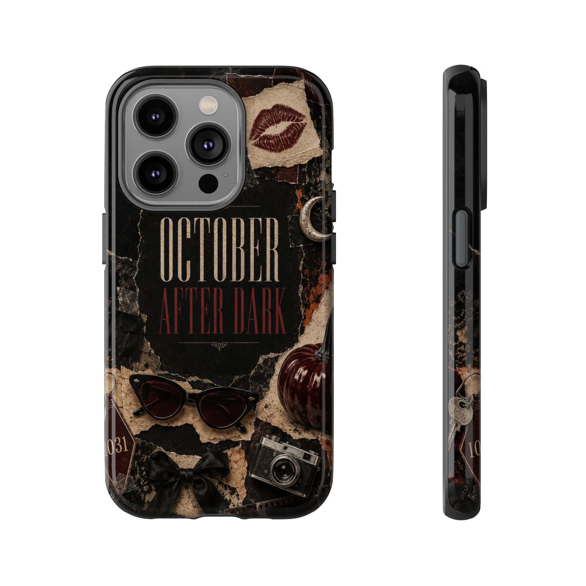 October After Dark Gothic Collage Phone Case