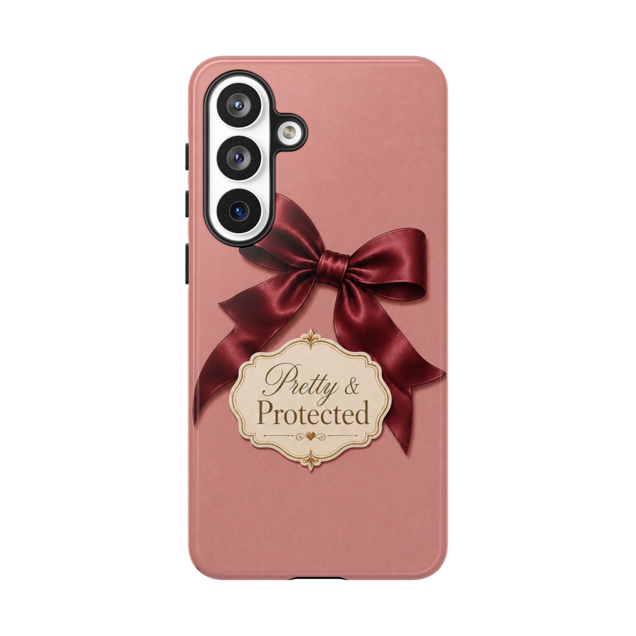 Pretty & Protected Bow Christian Phone Case