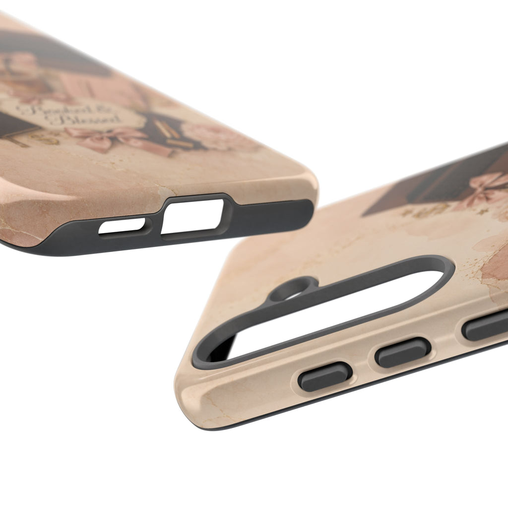 Booked & Blessed Christian Book Lover Phone Case