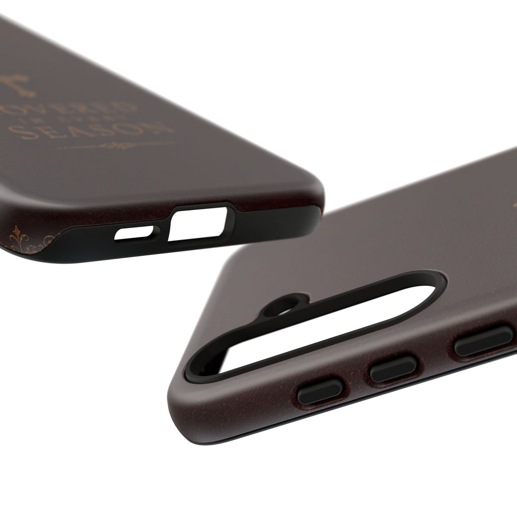 Covered in Every Season Christian Cross Phone Case