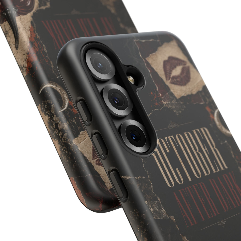 October After Dark Gothic Collage Phone Case