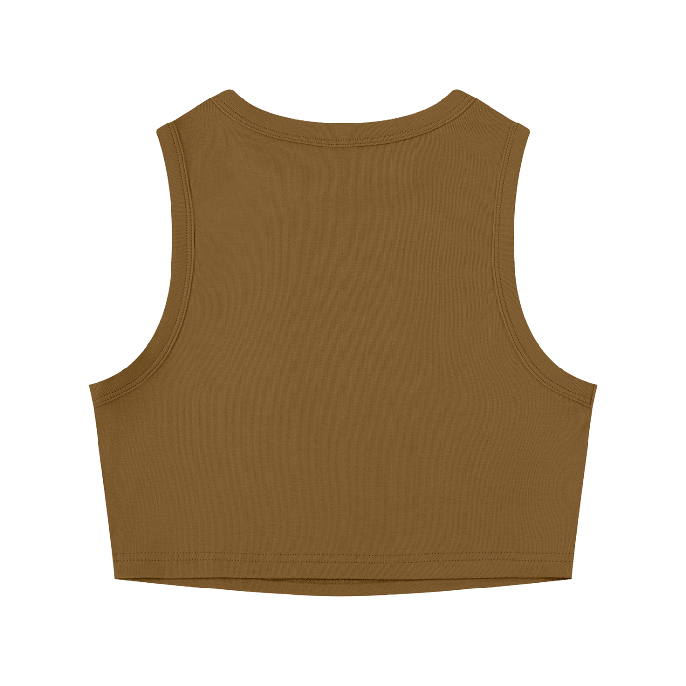 Luxuri Athletics Women's Tight Crewneck Crop Tank Top