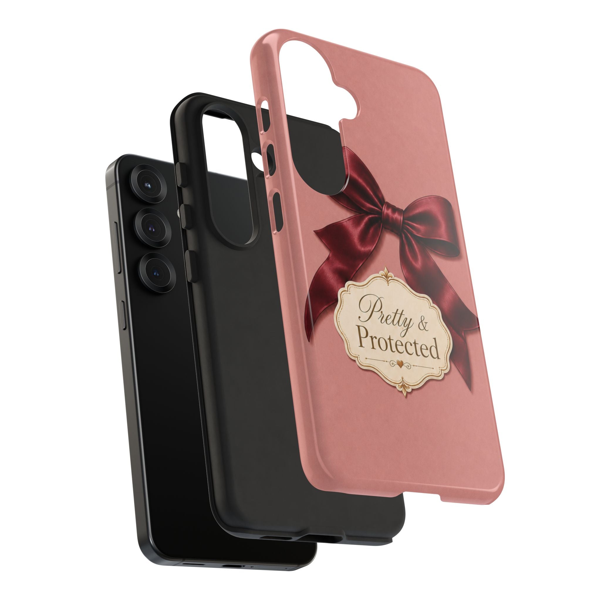 Pretty & Protected Bow Christian Phone Case
