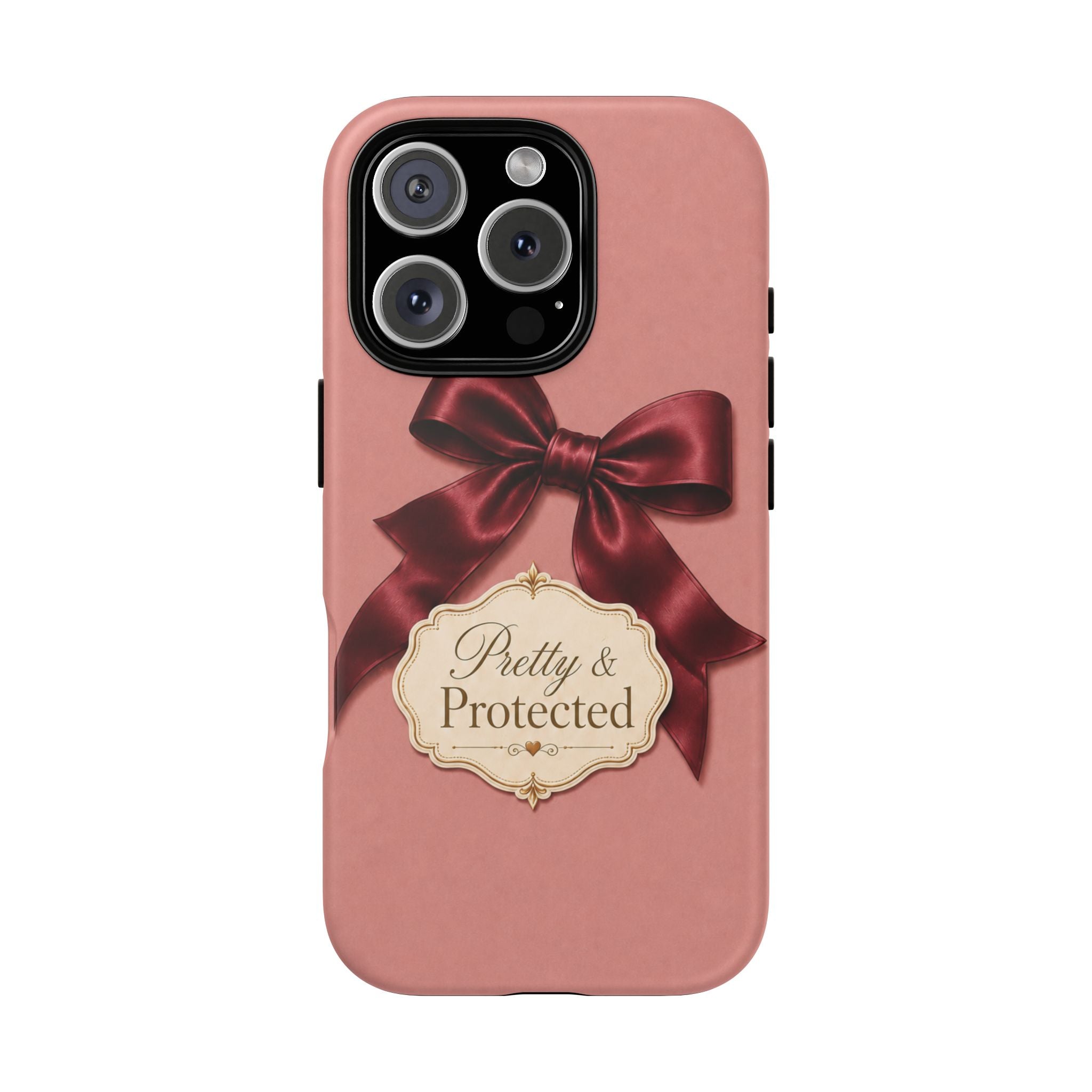 Pretty & Protected Bow Christian Phone Case