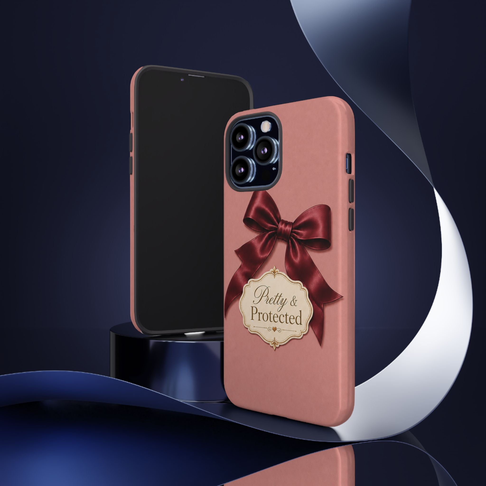 Pretty & Protected Bow Christian Phone Case