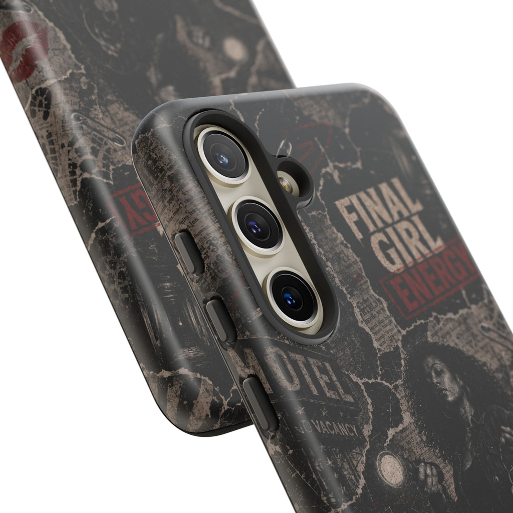 Final Girl Energy Horror Collage Phone Case