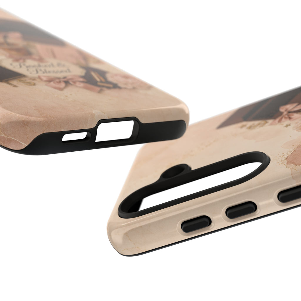 Booked & Blessed Christian Book Lover Phone Case