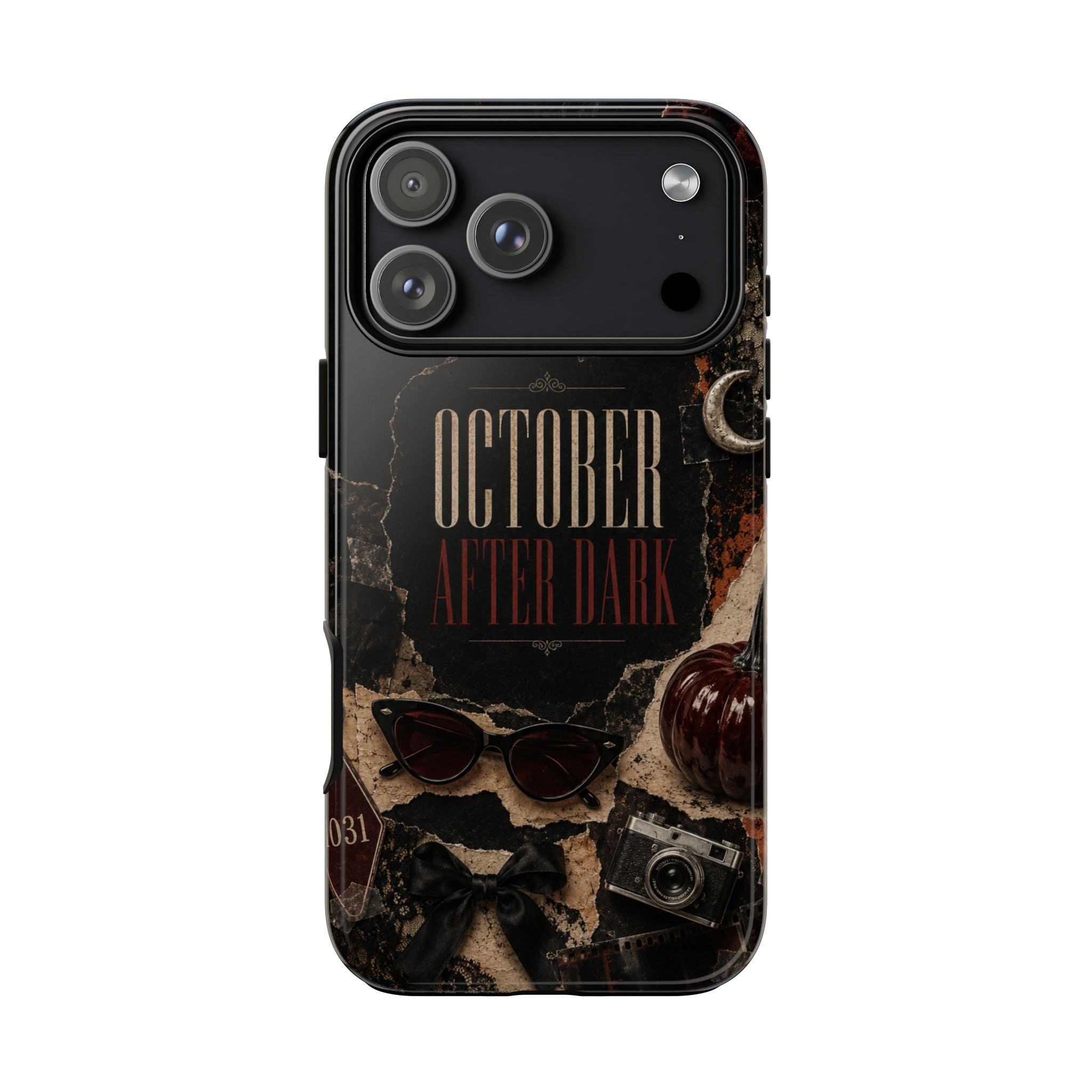 October After Dark Gothic Collage Phone Case