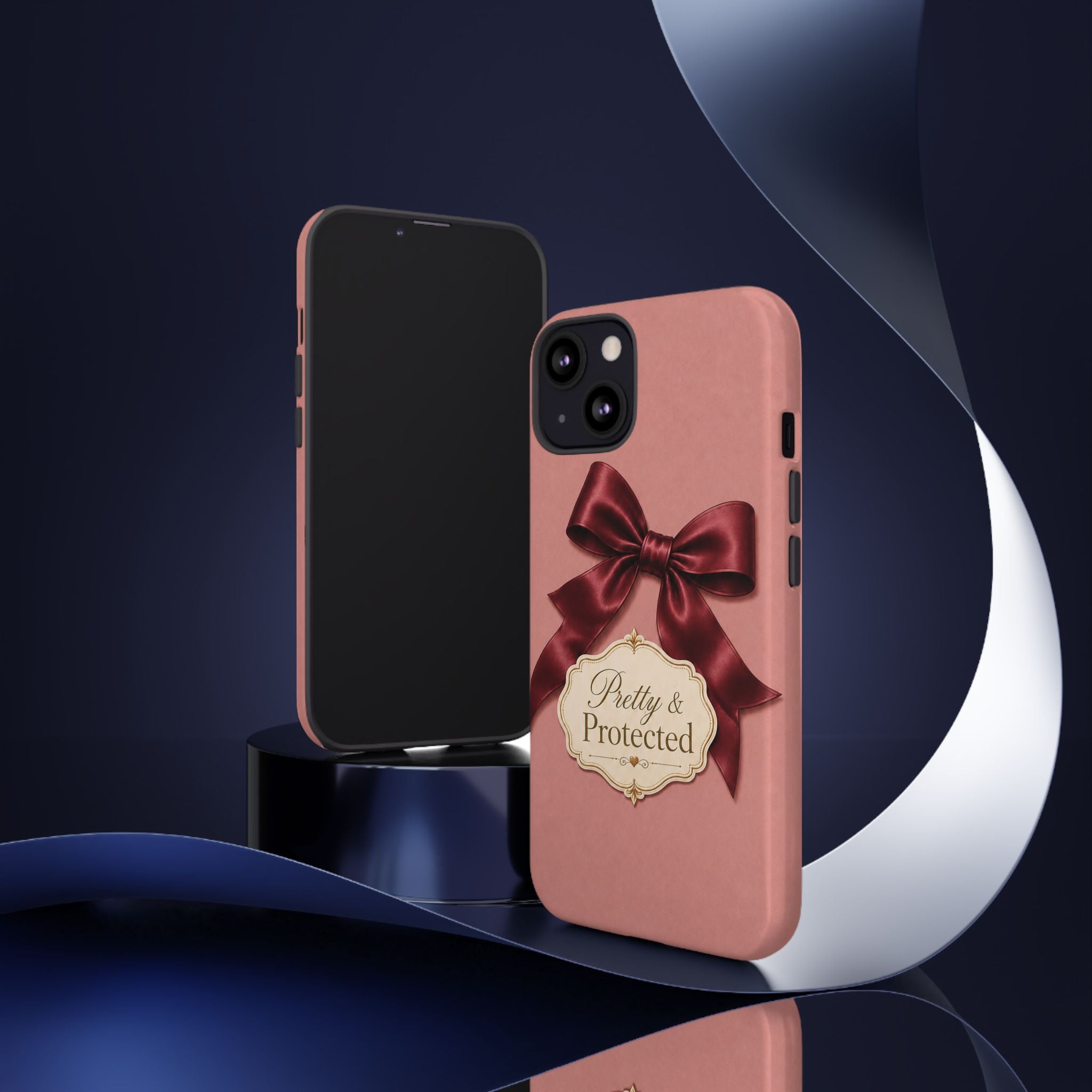 Pretty & Protected Bow Christian Phone Case