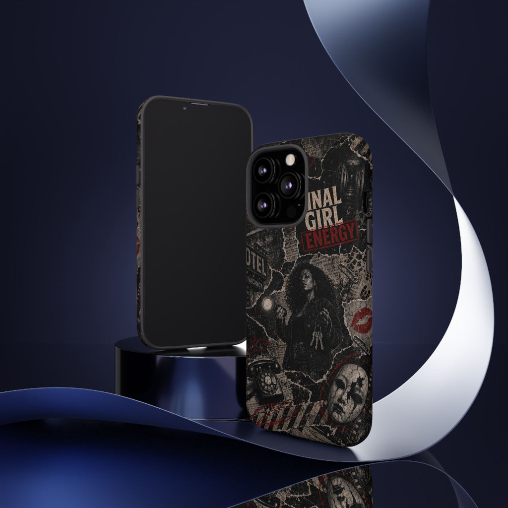 Final Girl Energy Horror Collage Phone Case