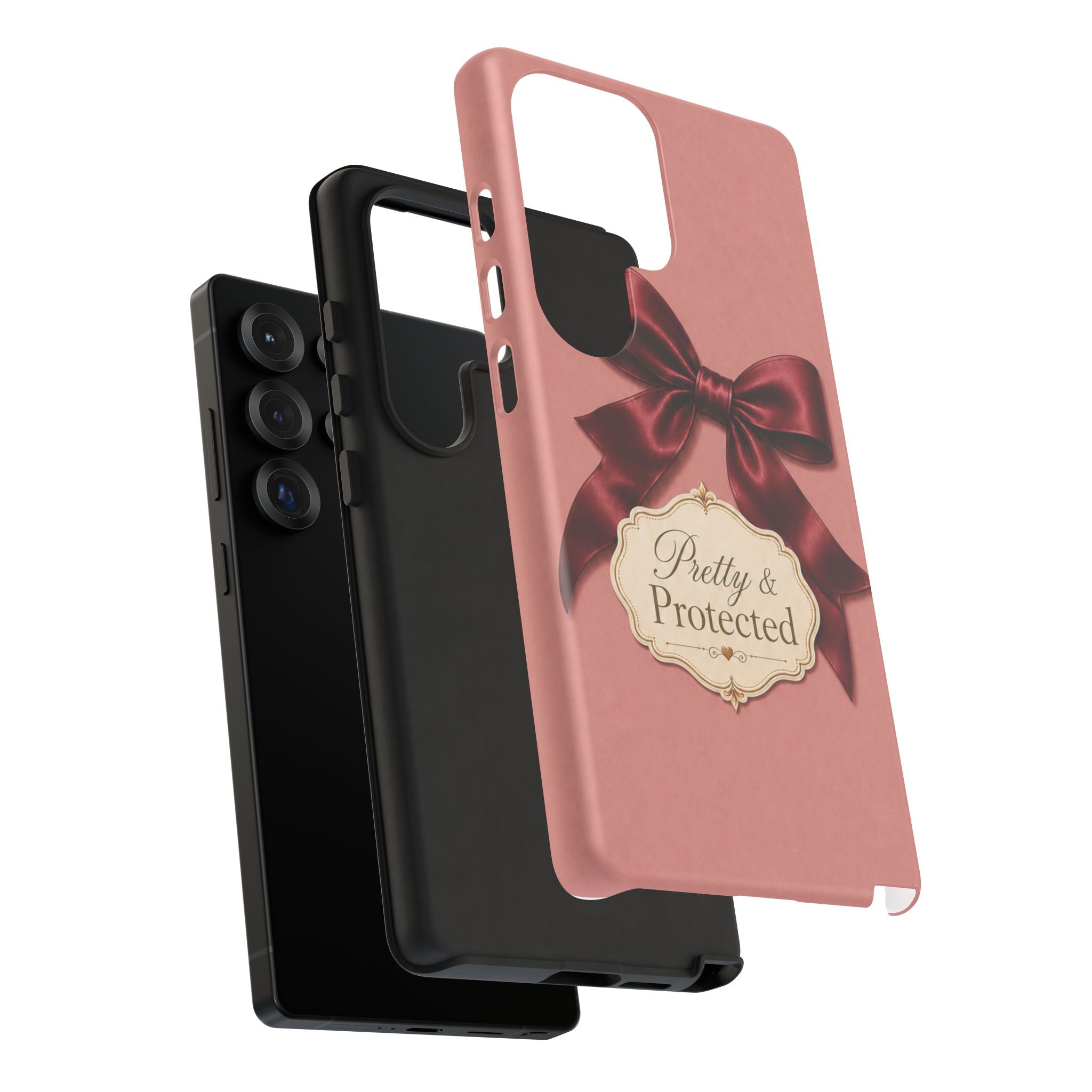 Pretty & Protected Bow Christian Phone Case