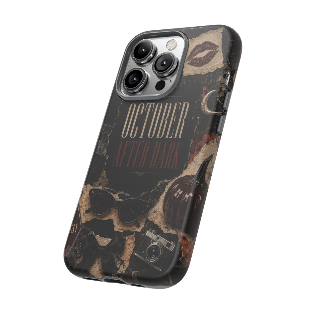 October After Dark Gothic Collage Phone Case