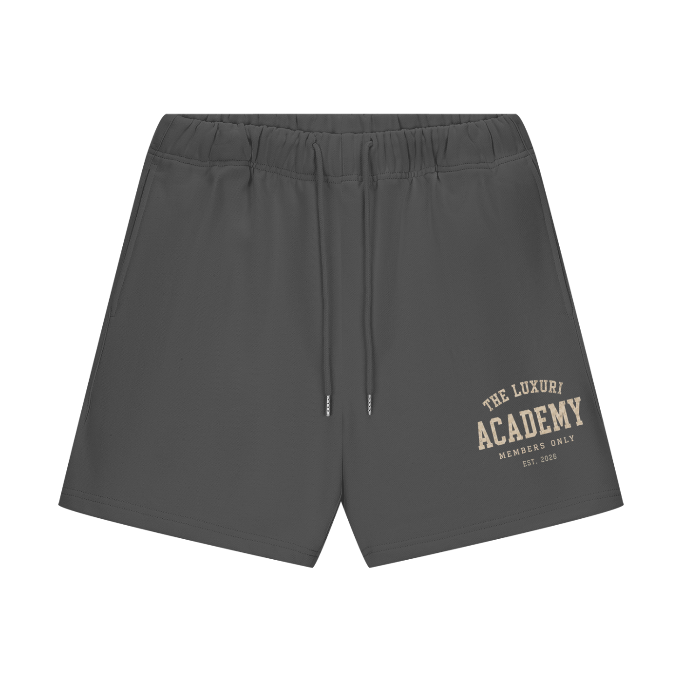 The Luxuri Academy Heavyweight Fleece Loose Fit Shorts
