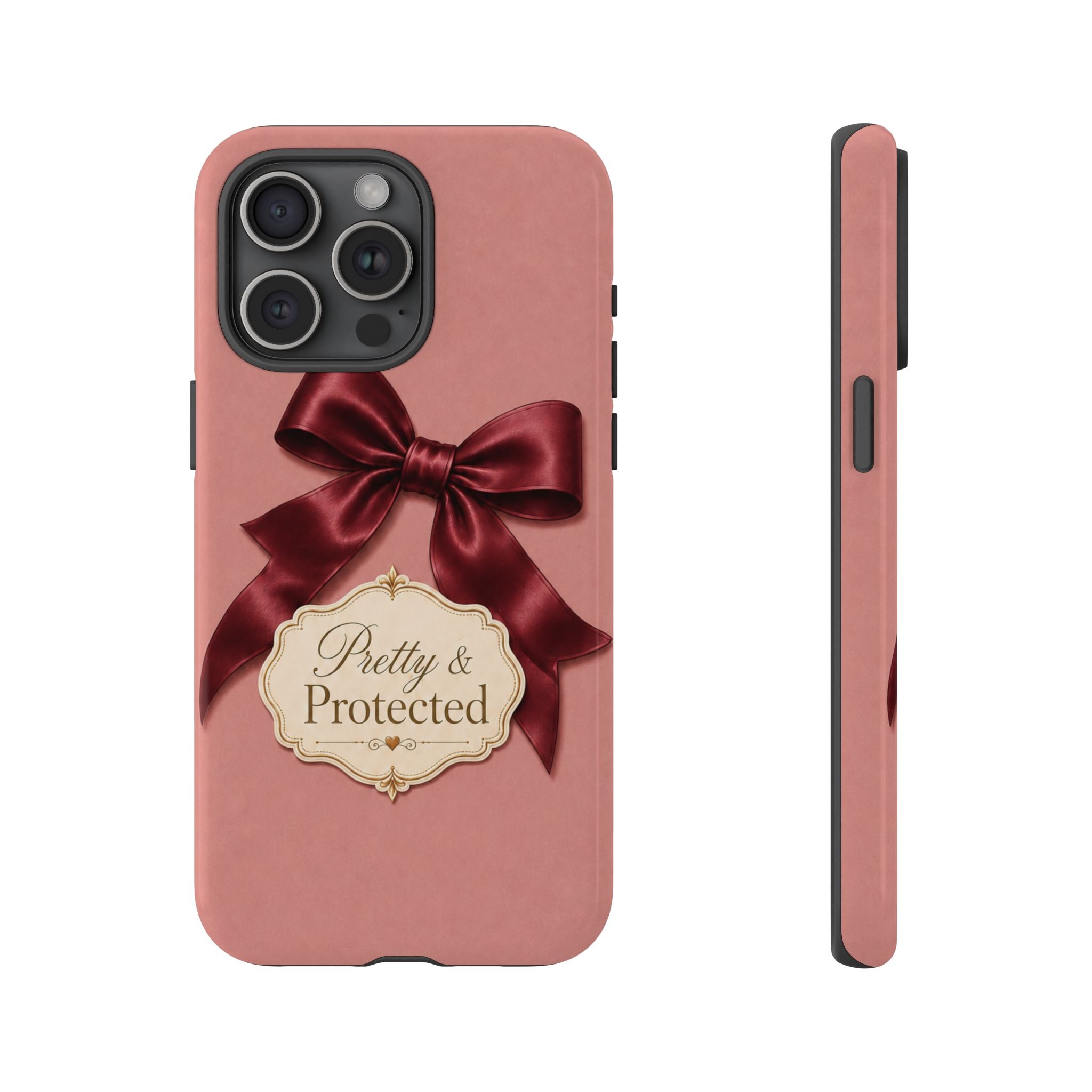 Pretty & Protected Bow Christian Phone Case