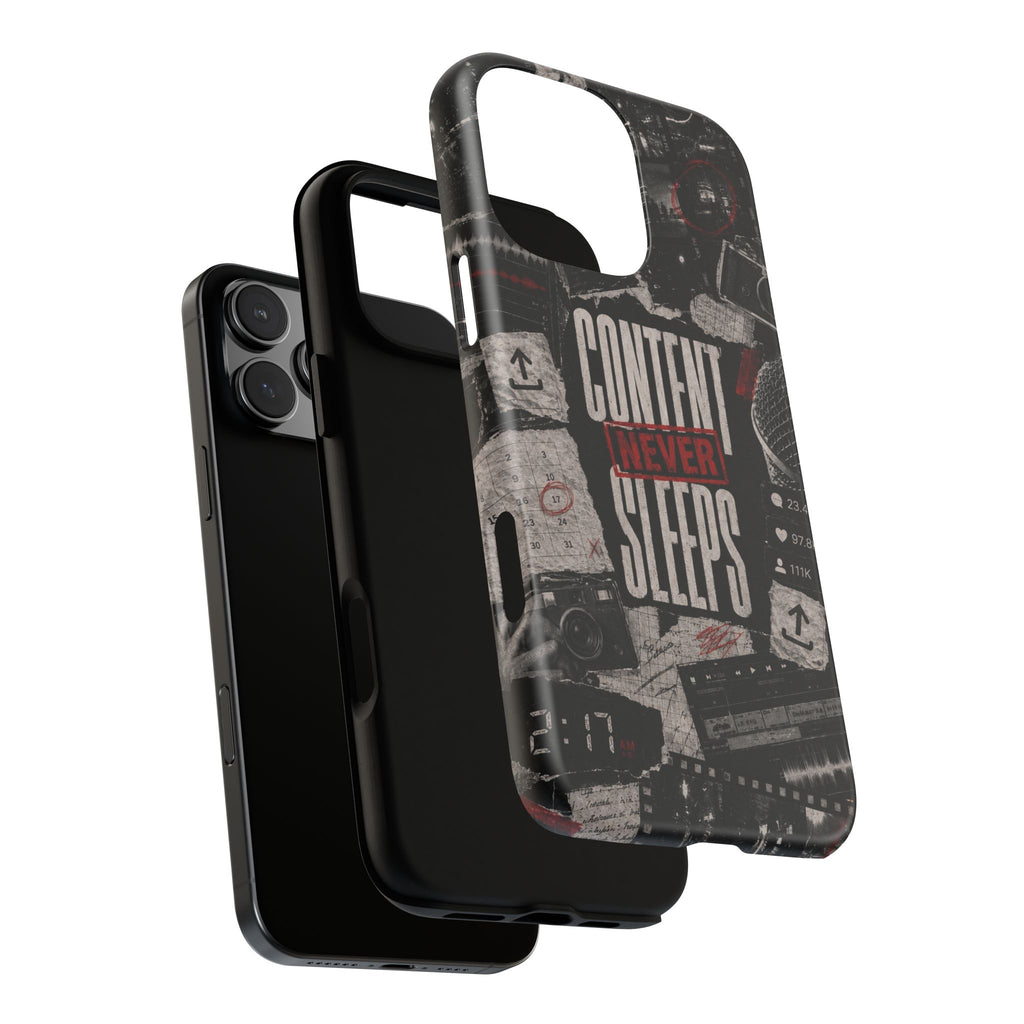Content Never Sleeps Creator Phone Case