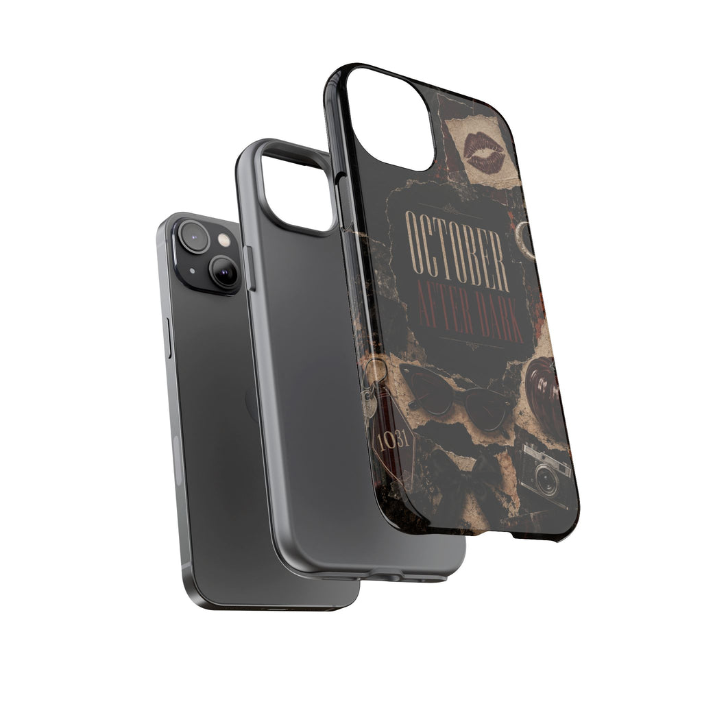 October After Dark Gothic Collage Phone Case