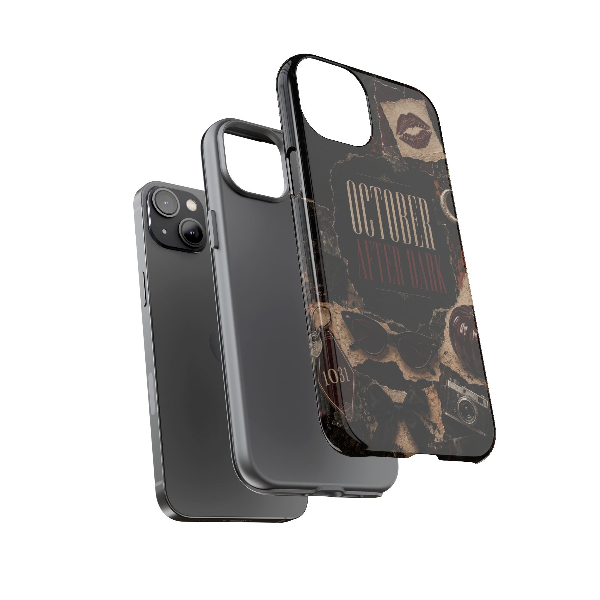 October After Dark Gothic Collage Phone Case